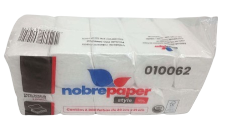 Papel Toalha Interfolha Folha Dupla Maxim 2000 fls