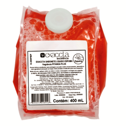 Sabonete Espuma Exaccta Pitanga 400ml